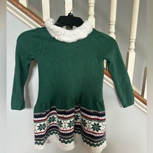 Girls Gymboree holiday / Christmas dress.